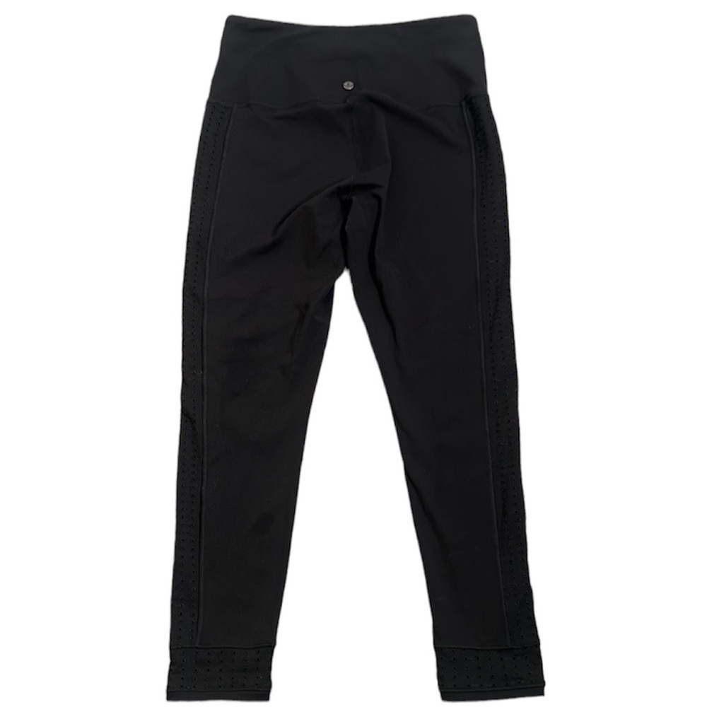 Prana black leggings side eye let's design high waist size L